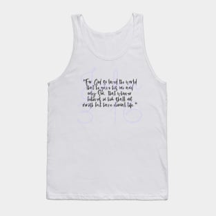 John 3:16 Tank Top